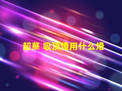 韶華 吸頂燈用什么燈珠